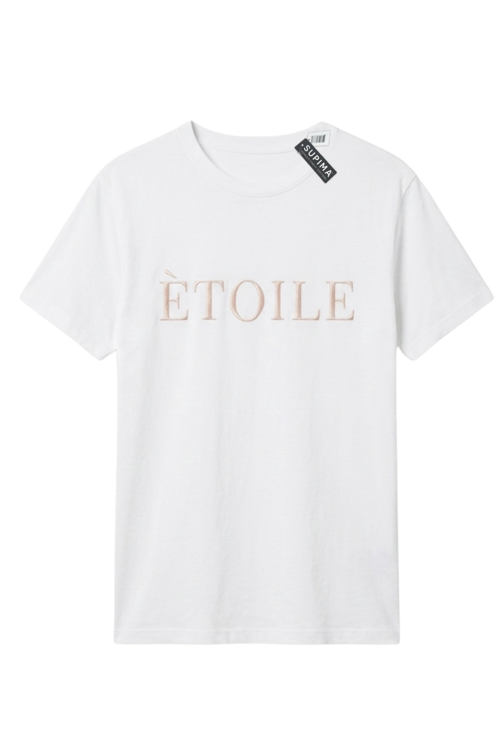 LEGÉRIOS T-shirt SUPIMA® brodé — White