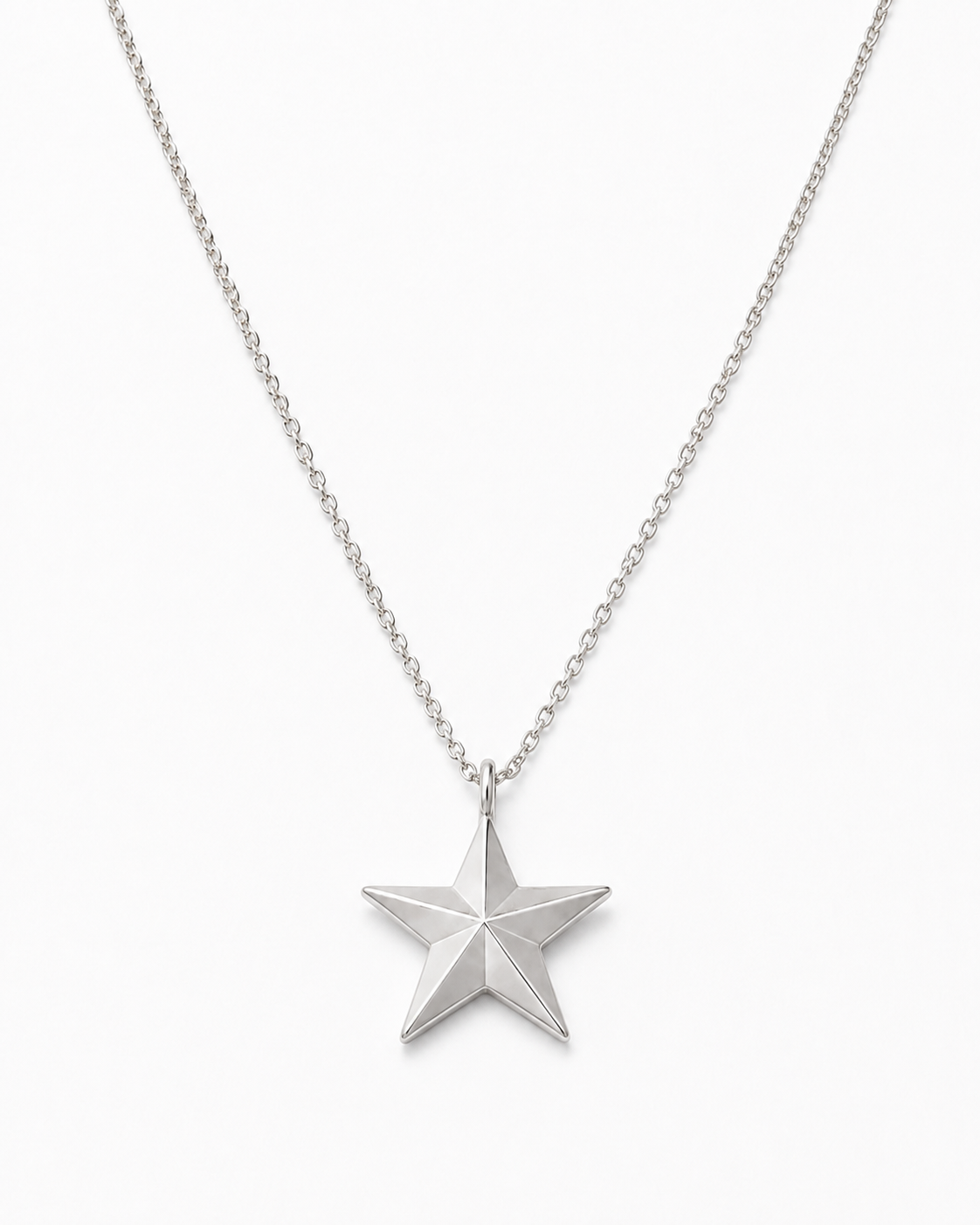 Star Necklace — close-up front view