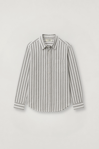 LINEN STRIPE SHIRT