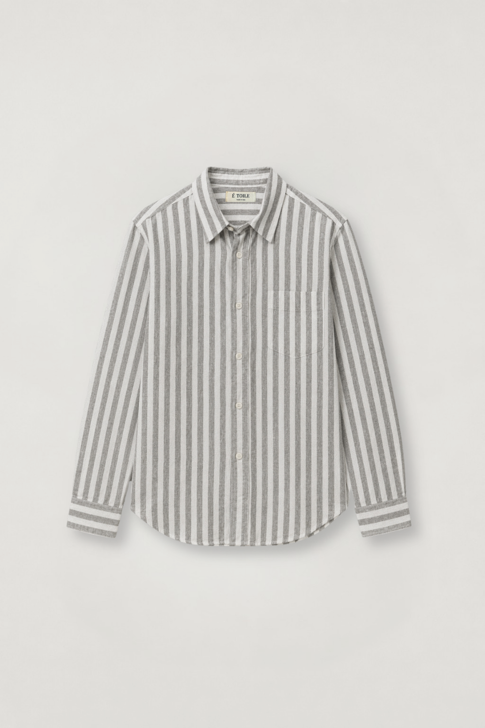 LINEN STRIPE SHIRT