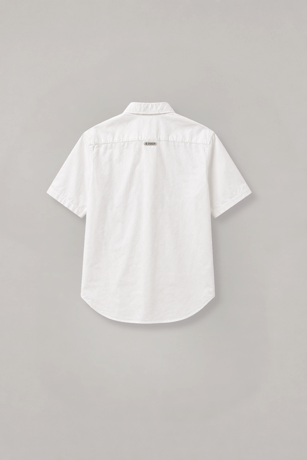 COTTON SHIRT — WHITE