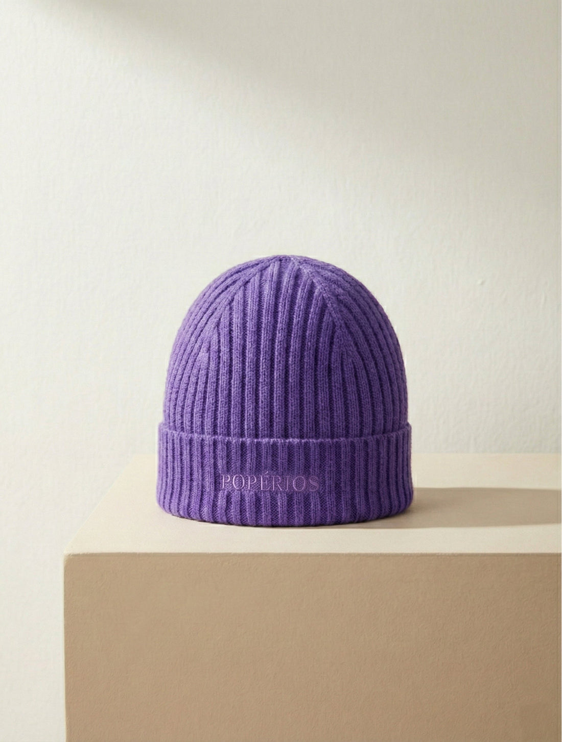 É TOILE Wool Beanie — Purple