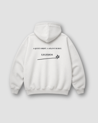 LEGÉRIOS ヘビーウェイト ジップフーディー — White
