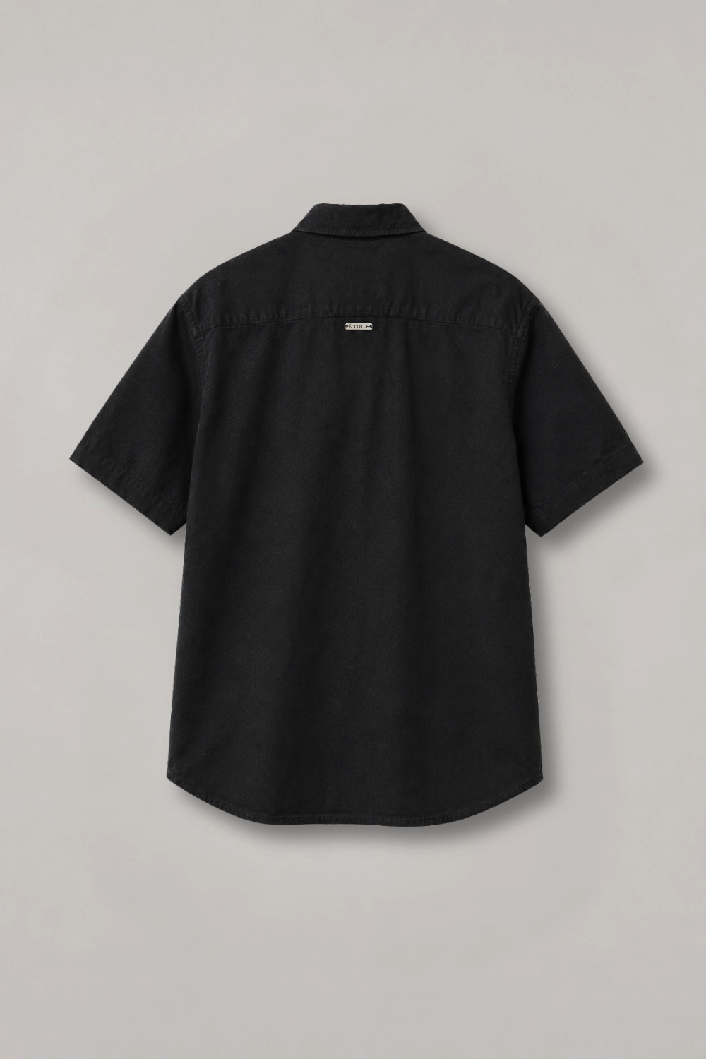CHEMISE EN COTON — NOIR