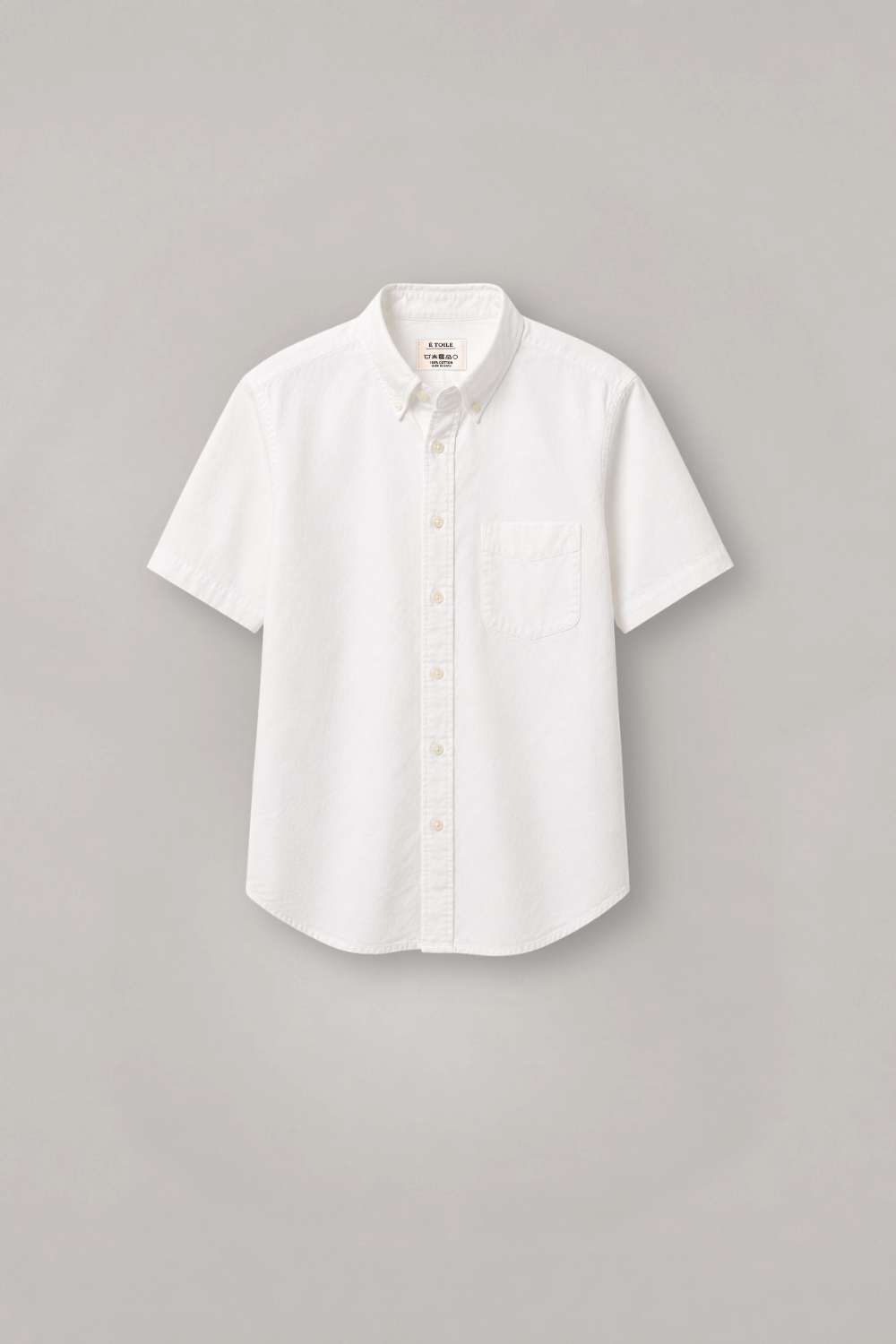 COTTON SHIRT — WHITE