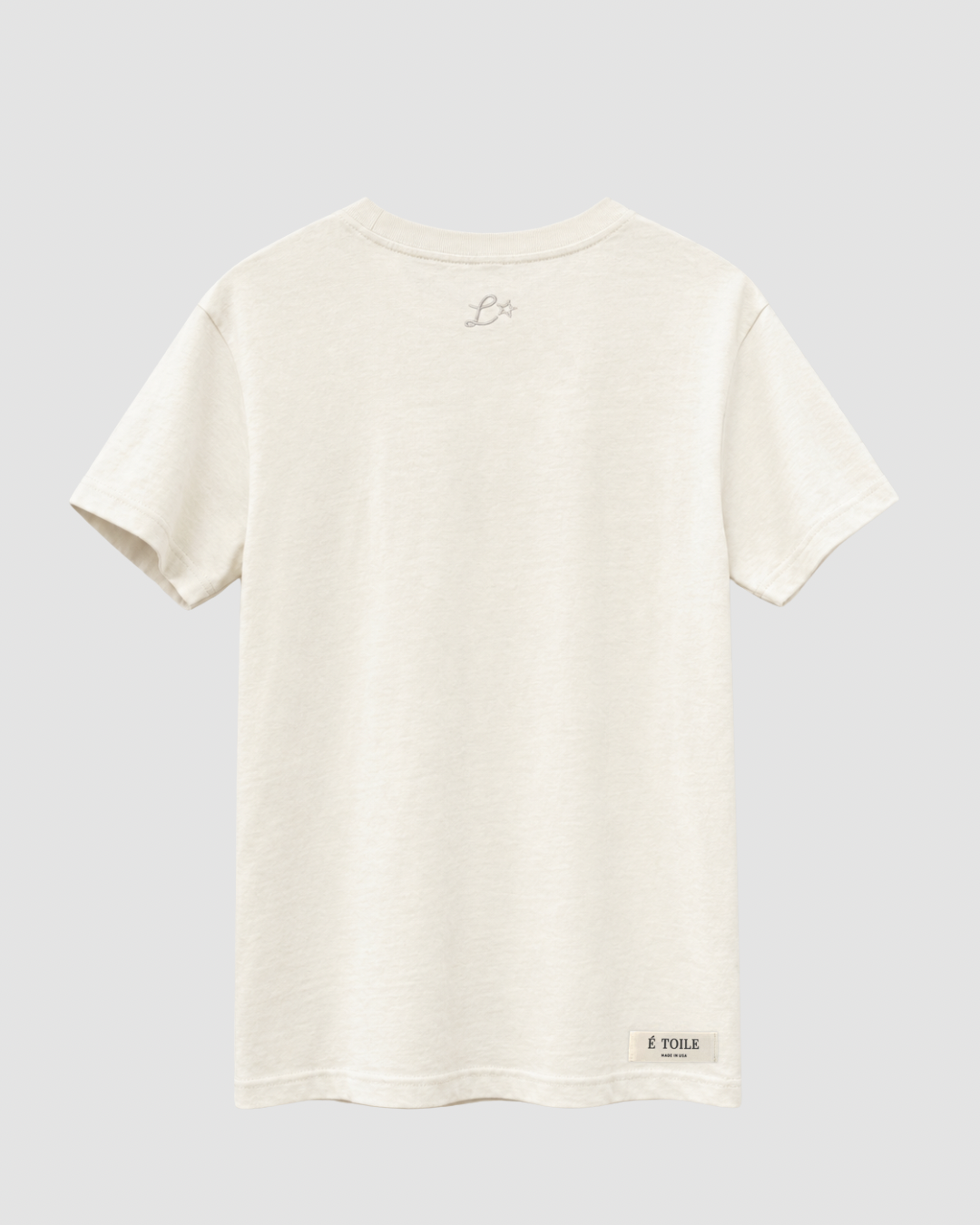LEGÉRIOS SUPIMA® 刺繍Tシャツ — Beige