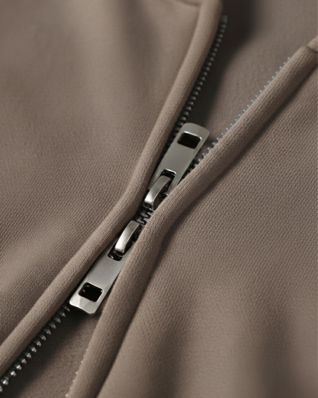 LEGÉRIOS Heavyweight Zip Hoodie — Light Brown