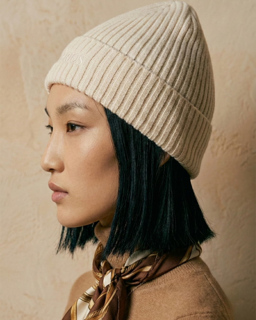 É TOILE Bonnet en laine — White