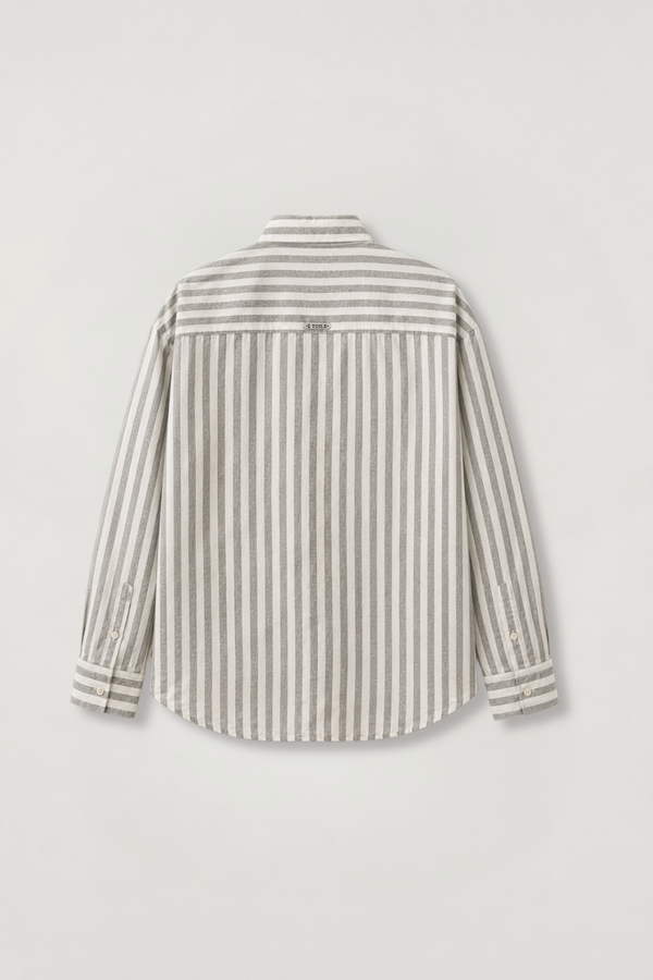 LINEN STRIPE SHIRT
